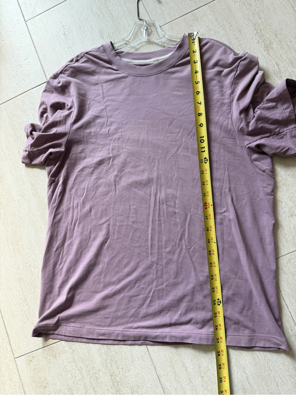 Men's Crew Neck T‑Shirt in Dusty Lavender